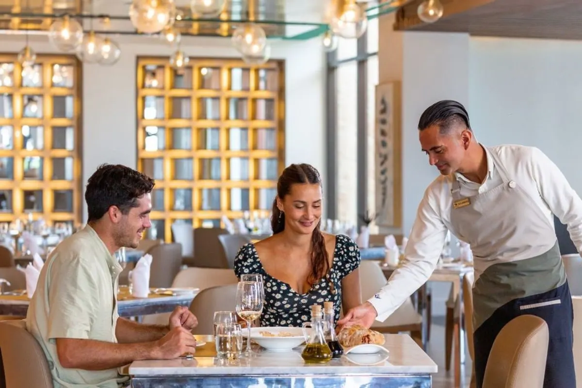 Friendly staff taking care of everything